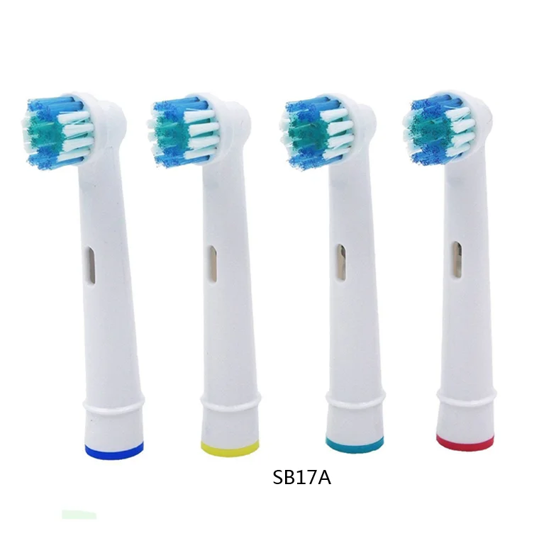 Мягкая щетина Dupont для ежедневной чистки сменные насадки зубной щетки совместимы с вращающейся электрической щеткой