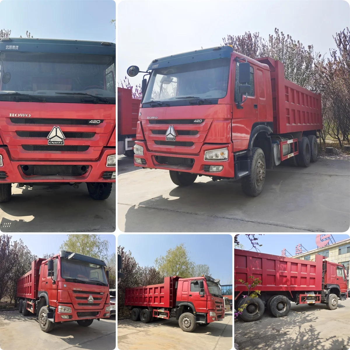 Howo Sinotruk 8X4 371HP 50 Ton Sand Tipper Mining Dump Truck Prices