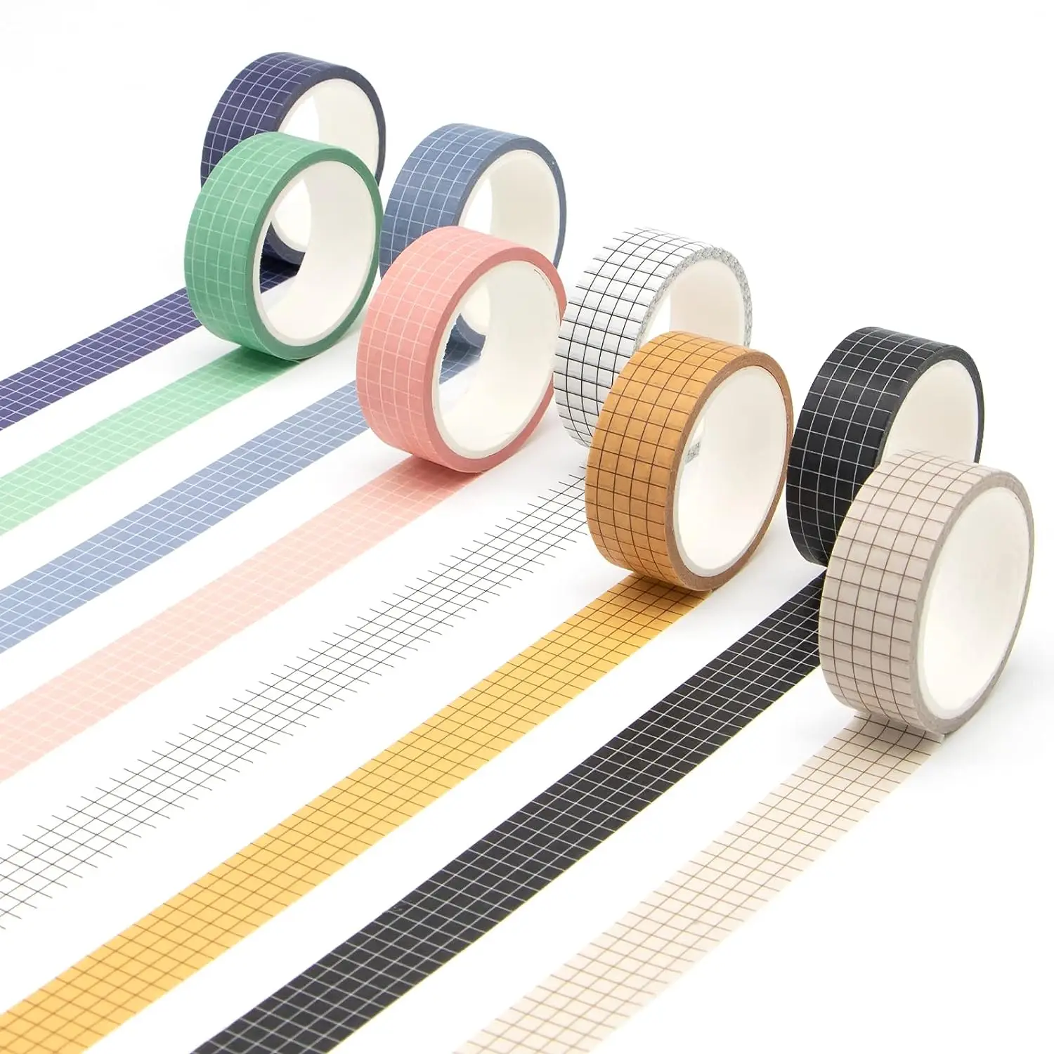 Сетчатая лента Washi канцелярские товары офисная Вечеринка Детский Diy планировщик маскирующий Декор Водонепроницаемая плед бумажная