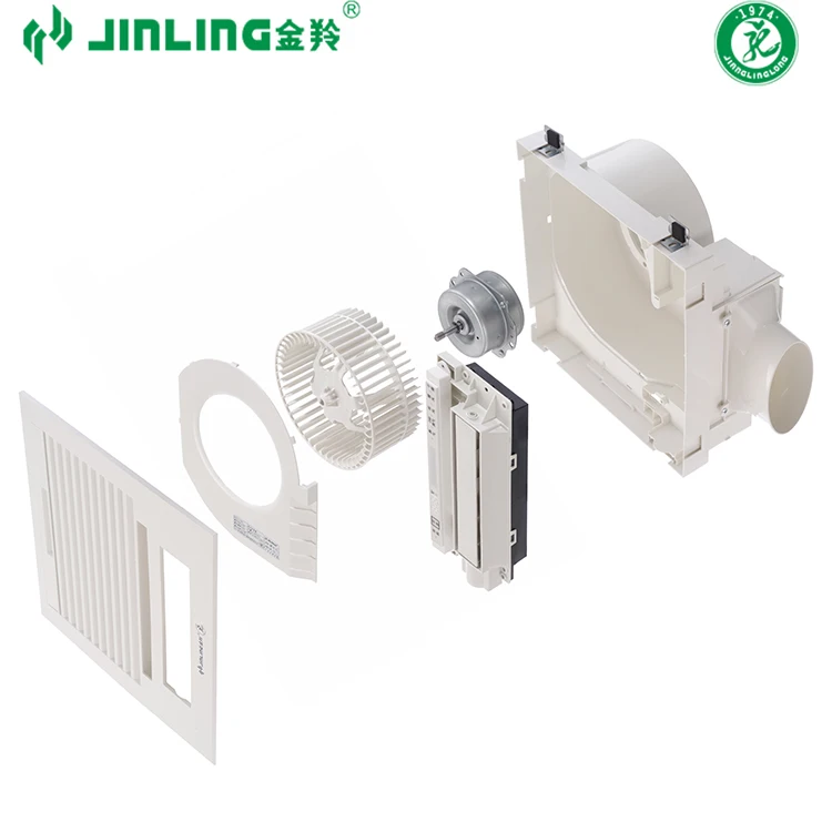 Multi-functional Wall Ceiling Window Mount Electric Bathroom Heater CB PTC Led Electric Fan Lamp Household Ceiling exhaust Fan