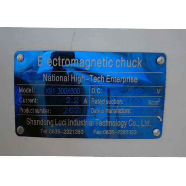 2023 new product of Permanent Magnetic Chucks Magnetic Chuck For Grinding machine X91