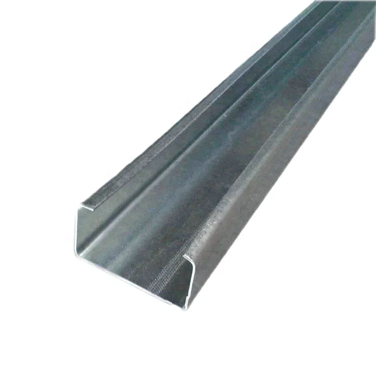 Yh Steel processing parts galvanized U-shaped C-shaped steel friction resistant channel steel