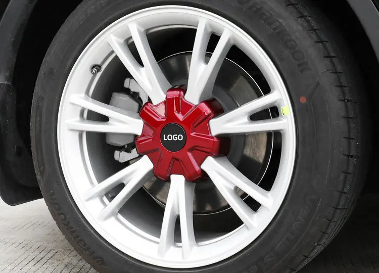 2021 Customized Car Wheel Decoration For Model Y Hub Caps Wheel Cover Wheel Hubcaps 7 Claw Center Hub Cover