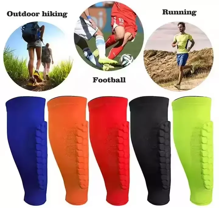 High Quality Shin Guard Sleeve Protector Men Women for Sports Football Soccer Game Leg Shin Pad Calf Protection