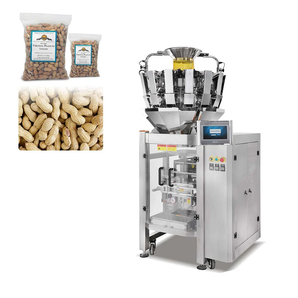 Automatic Granule Packing Machine Potato Chips All in One Weighing and Bagging Production Line