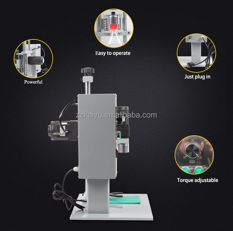 Kai Yu manual capping sealing machine jar plastic bottle cap sealing machine