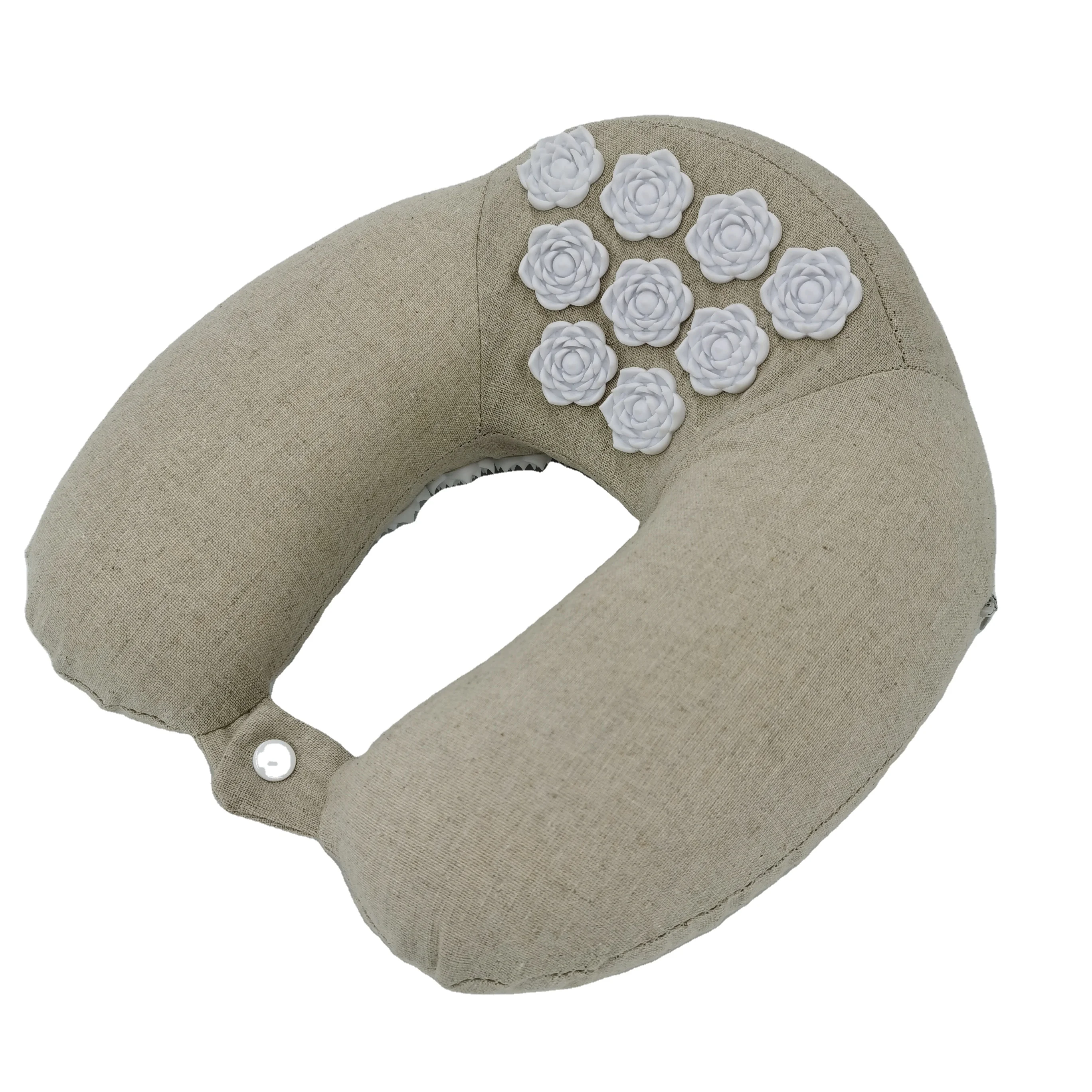 
Memory Foam Acupressure Neck Pillow Acupuncture Massage Cushion 