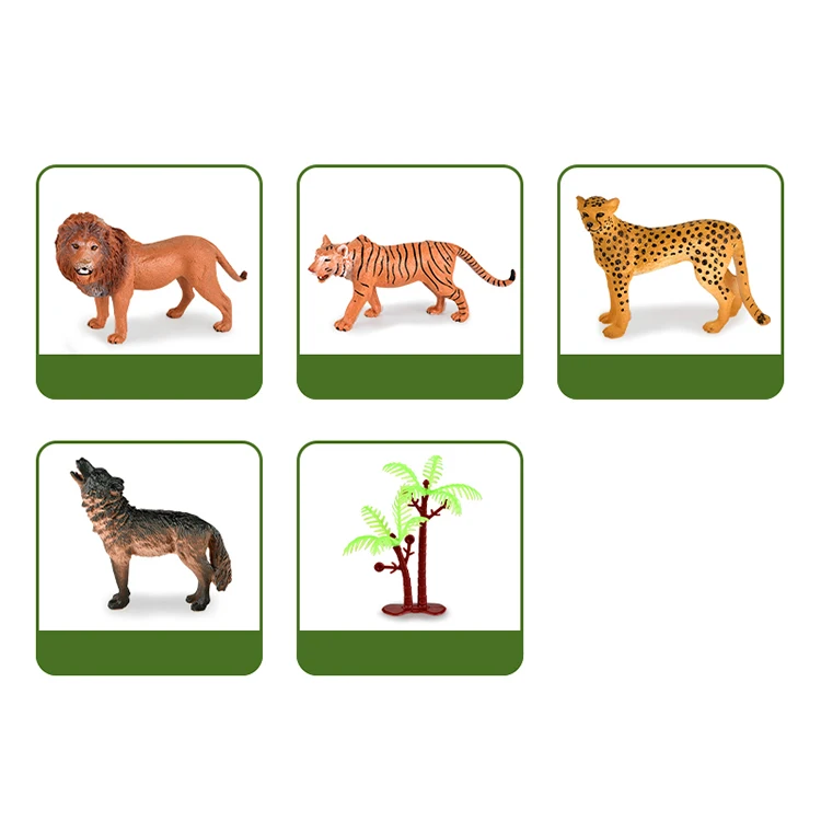 High Quality The Lion King Figurine Anime Lion King Cake Decoration Landscape Model