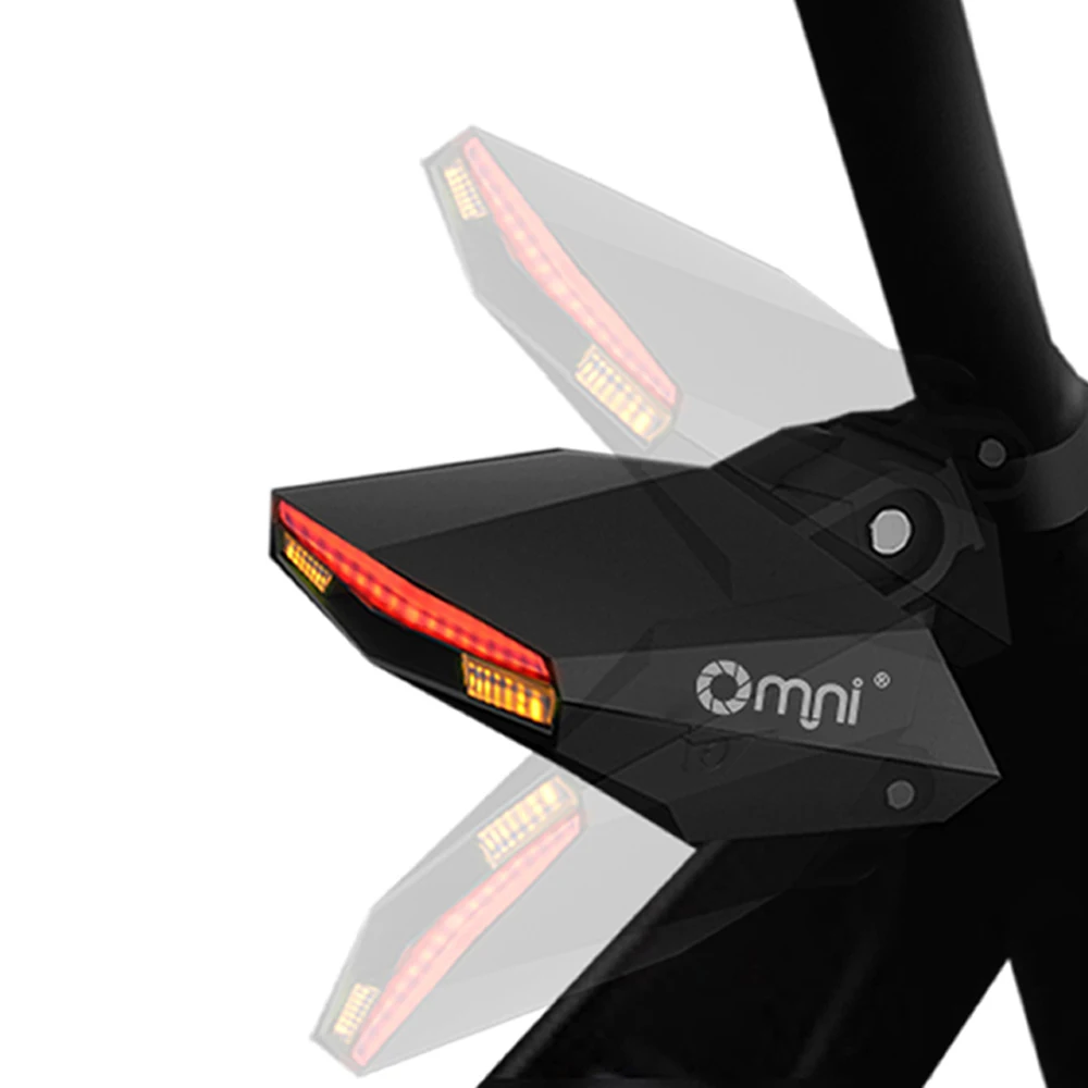 Durable Bike Light Usb Charge Bicycle Accessories Smart Cycle LED Light Remote Control Laser Light