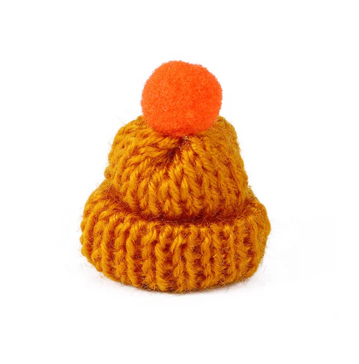 Multicolor Kids DIY Knitted  Miniature Christmas Hat