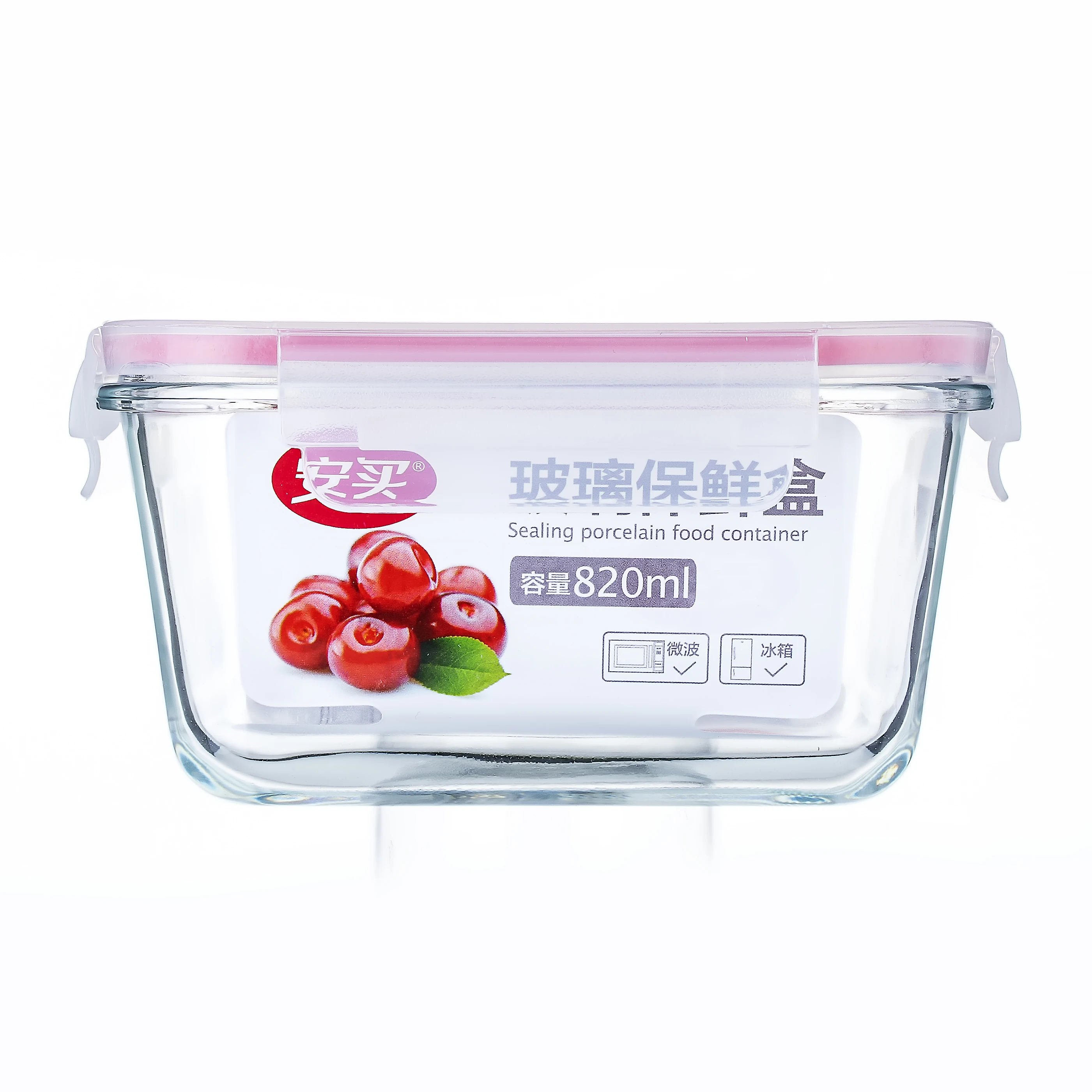 
Environmentally friendly lunch box sealed leak-proof food preservation storage container 