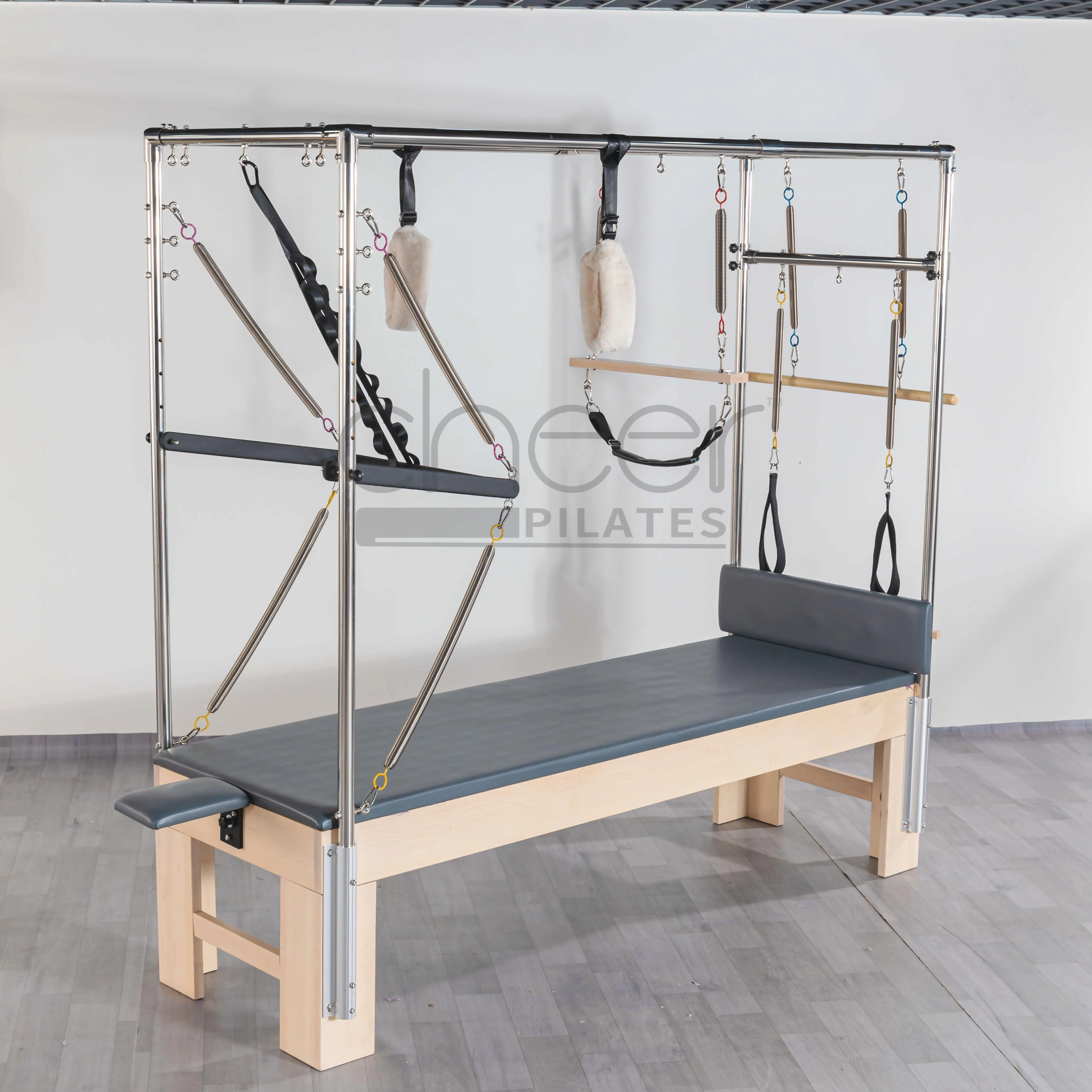 Maple Wood Yoga Pilates 5-Piece Set Pilates Equipment Gym Pilates Combo Cadillac Reformer