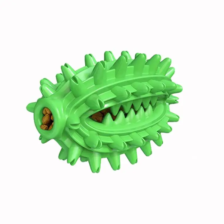 Wholesale Rubber Pet Cleaning Balls Toys Ball Chew Toys Tooth Cleaning Balls Food Dog Toy