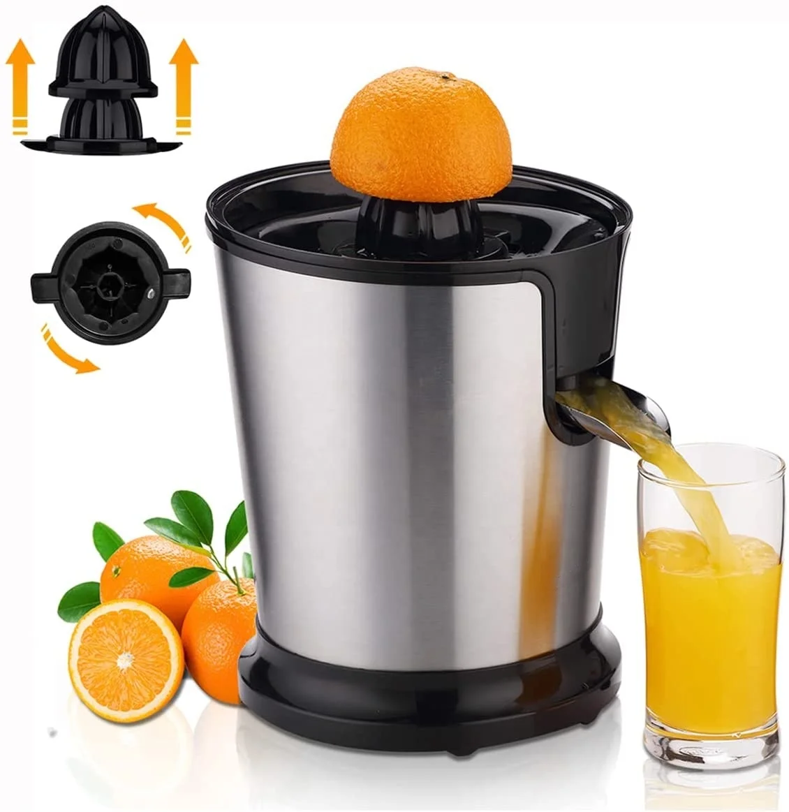 Wholesale kitchen automatic fresh orange Citruss Press blender electric 2 rotation direction juicer extractor machine