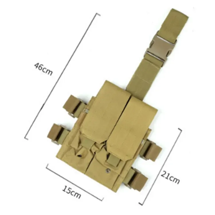 Molle Tactical Holster Puttee Thigh Leg Bag with Magazine Pouch Outdoor Hunting Camping Accessories