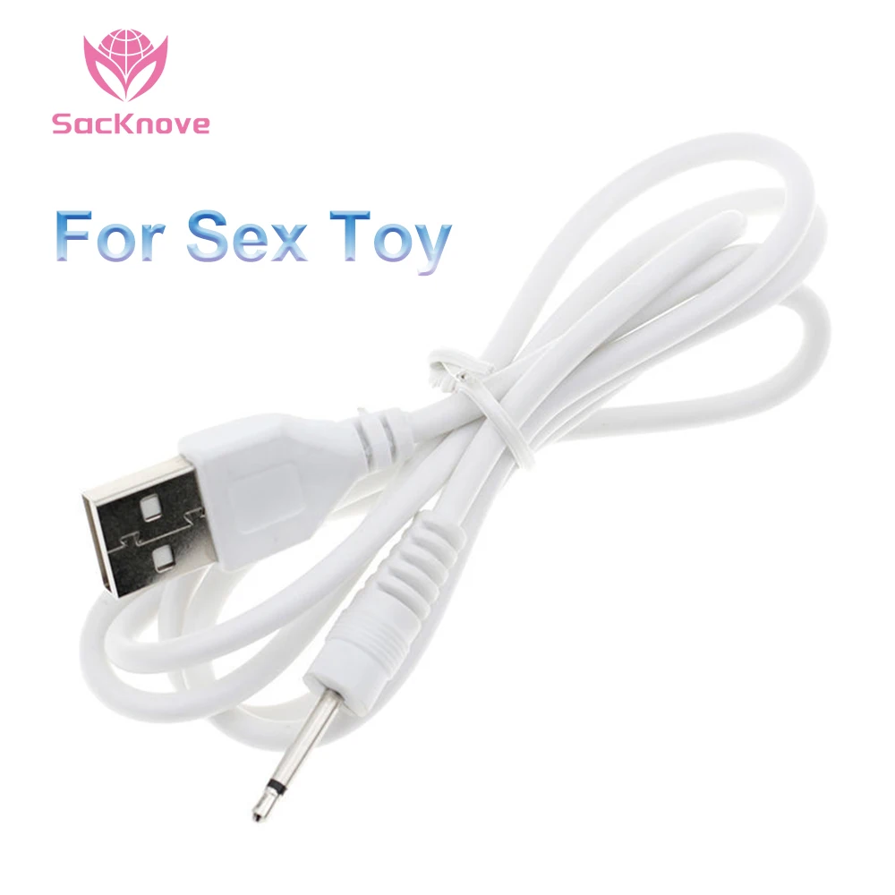 SacKnove Adult Products Erotica Power 2.5 Mono Audio Pin Extension Pin Charge Cord Sex Toys Dc Usb Charging Cable For Vibrator s