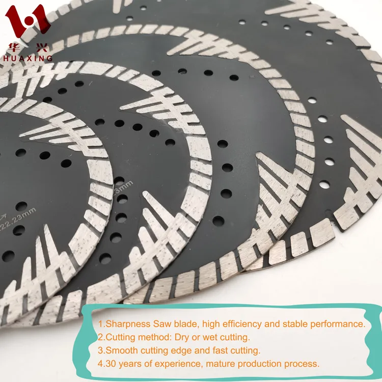 4.5 inch diamond turbo stone saw blade for Granite Marble Concrete Hard Stone
