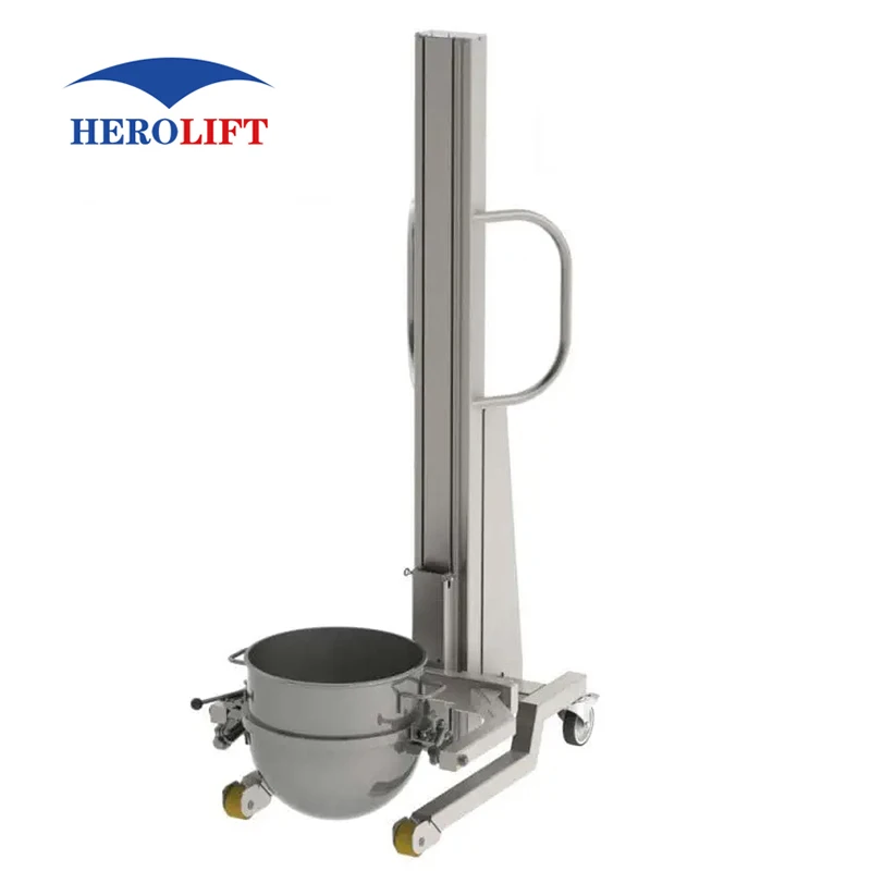 Hand paper reel lifter stacking roller stacker cheap price