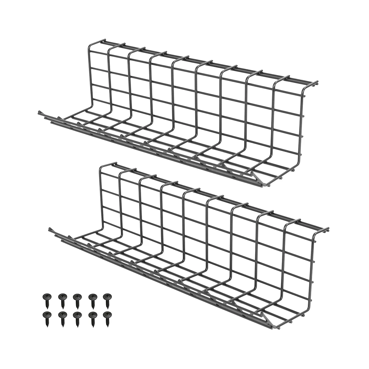 High Qualify Supply Steel Cable Tray Organize Metal Wire Under Desk Cable Management Tray