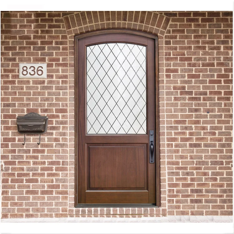 Walnut Modern latest design wooden melamine hotel door interior wooden door