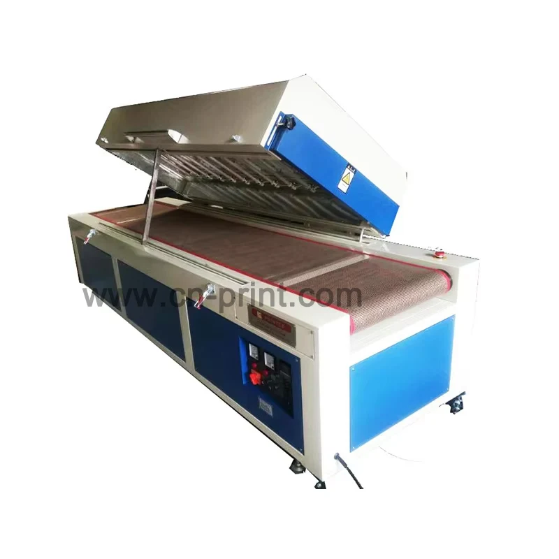 Factory Warehouse Infrared Hot Air Furnace Tunnel Drying Screen Printing Conveyor Dryer for Print Shirts