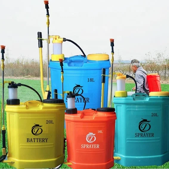 linyi chenglong plastic 16L 18L agricultural knapsack battery sprayer 2 in 1 battery sprayer pump