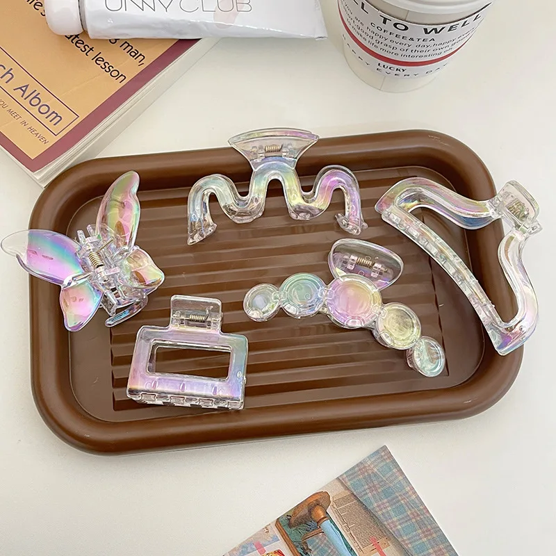Colorful Hair Claws Anti Slip Hair Clip Large Size Hair Accessories