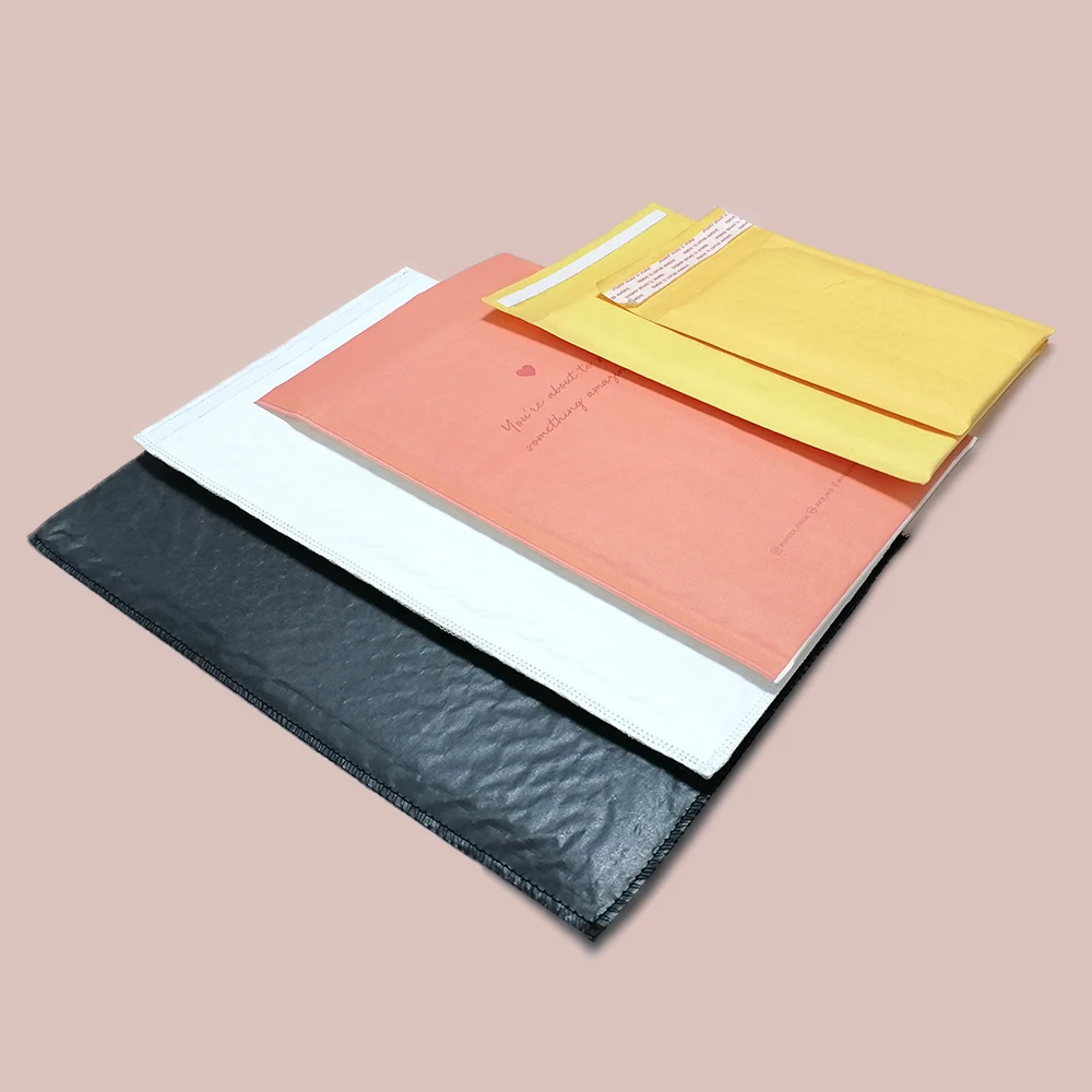 Customized Kraft Paper Self-Adhesive Mini paper cushion pad Cardboard Envelopes for Posting/Shipping padded envelopes