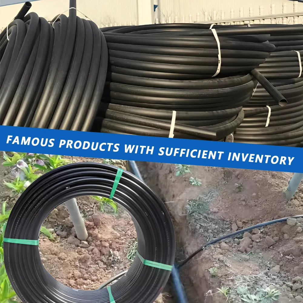 PE100 DN25 Dual U HDPE Geothermal Pipe HDPE Heating Coil Tubes for Underground Water Supply