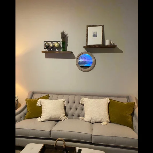 Floating Wood Shelves Rustic Shelf Handcrafted Wide Wooden Wall Shelves for Living Room Bedroom Kitchen Bathroom Farmhouse