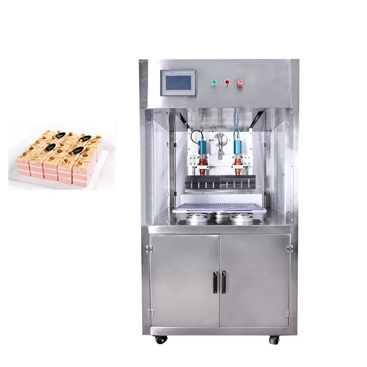 Factory Supply Ultrasonic Food Processing Line Cutting Machine Industry Sponge Cake Cutter Machine
