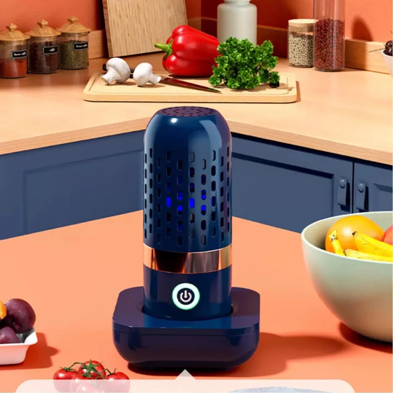 Fruit Vegetable Washing Machine Capsule Shape Wireless Food Pesticide Purifier Food Cleaner