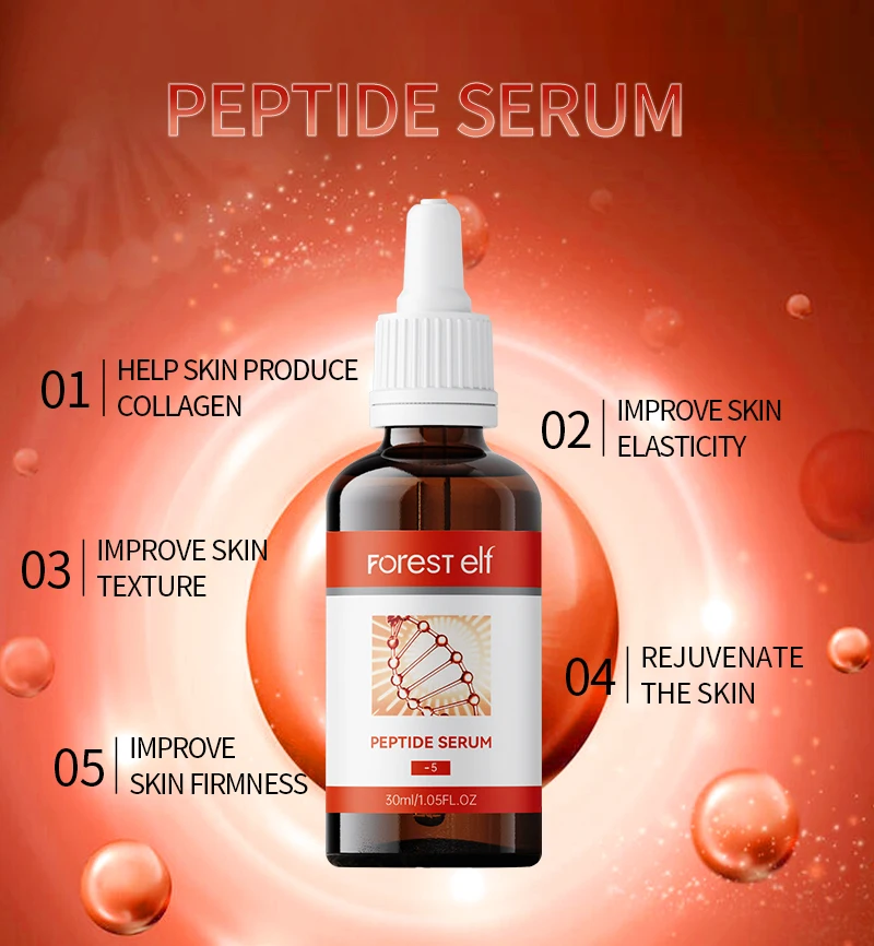 Hyaluronic Acid Serum Anti Aging Niacinamide Wrinkle Acne Dark Spot Remover Peptide Whitening Vitamin C 24K Gold Face Serum