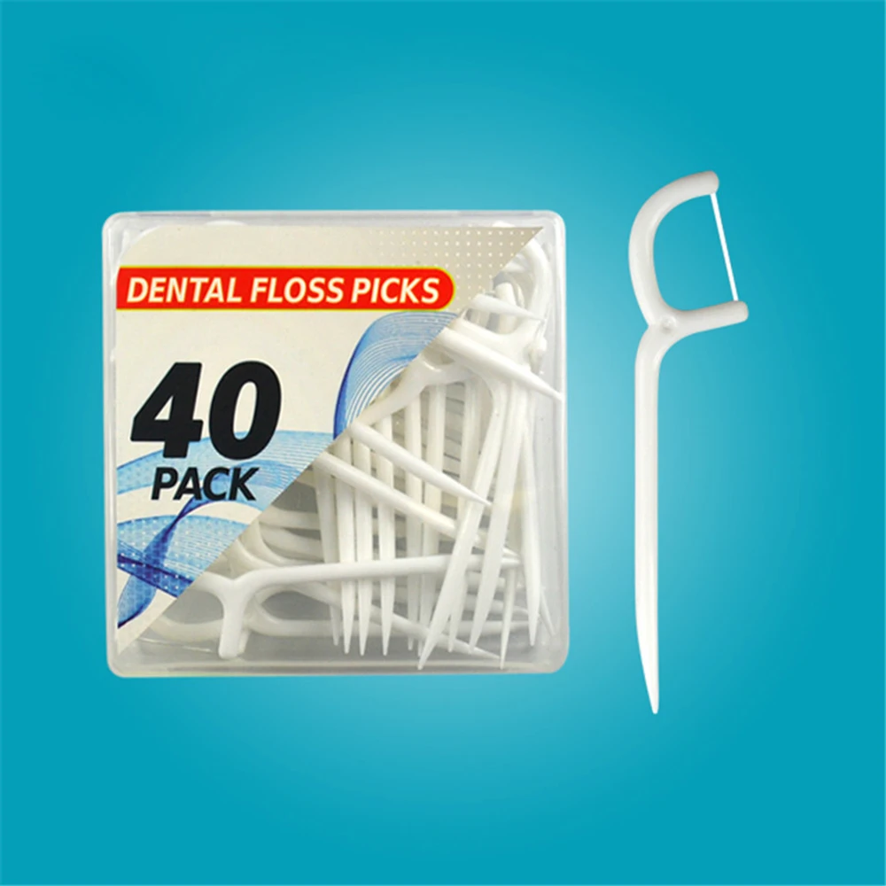 High quality Macromolecule Polyethylene Fiber Stock Wholesale OEM Private Label Bag Dental Floss Pick