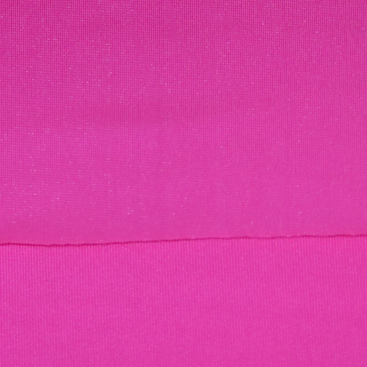 84% Polyester 16% Spandex Lycra Fabric 200 GSM Eco Friendly Semi Glossy 40 D 152 cm 4 Way Stretch Yoga Sport Wear Fabric