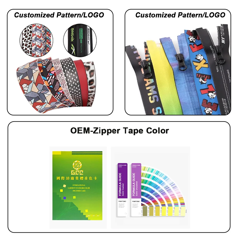 Custom Logo #5 PVC zipper waterproof TPU waterproof zipper for bags 7# waterproof zipper