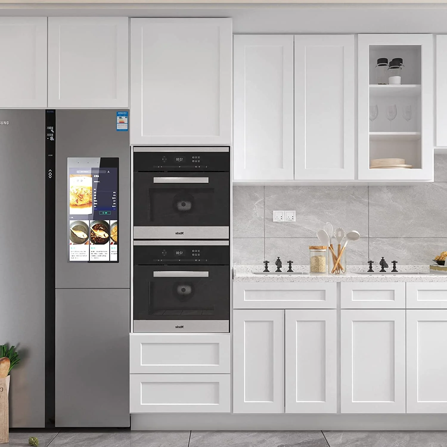 Vietnam Factory Wholesales RTA Kitchen Cabinets High Quality Plywood Carcass Complete Sets With Drawers and Shelves