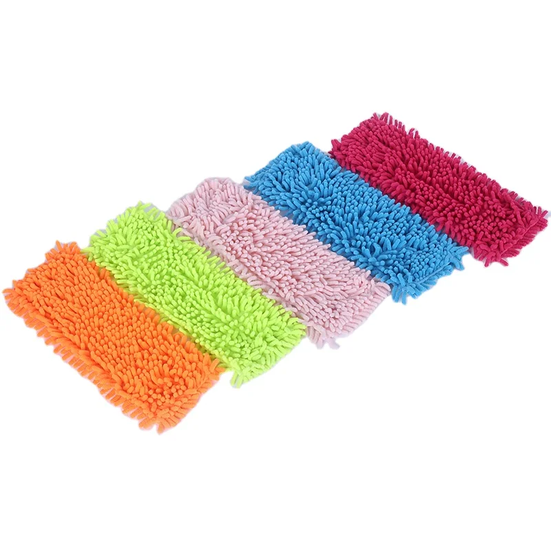 Esun Home Cleaning Product Replacement Microfiber Chenille flat Floor Cleaning mop Pads  For Household Cleaning