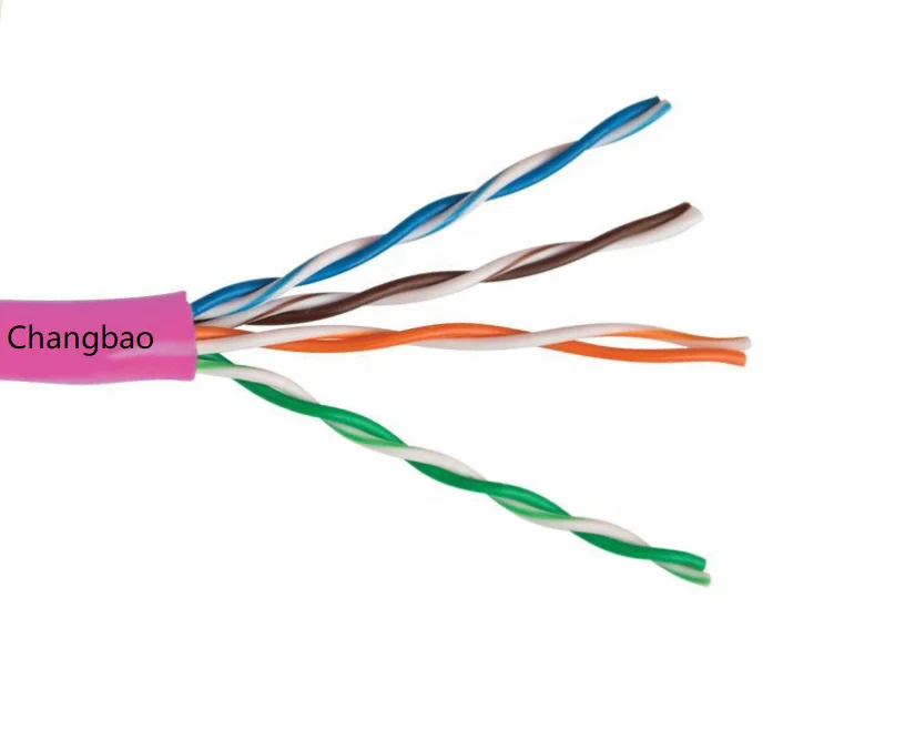 Changbao 26awg 24awg 4 pair indoor cat5 cat5e rj45 cat 5e ethernet utp lan network cable