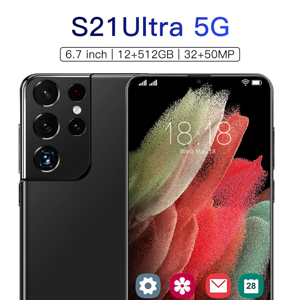  Горячая Распродажа мобильных телефонов android realme 7 pro S21 мобильный