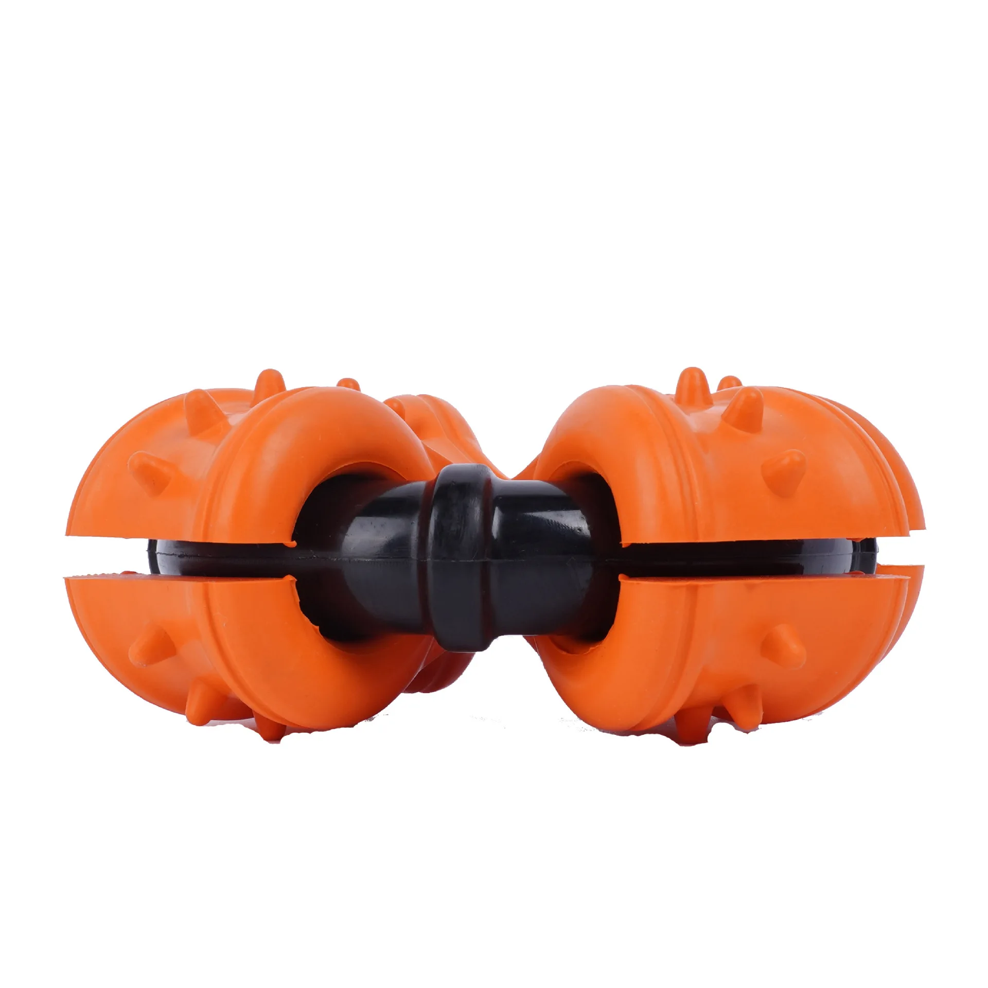 manufacturer custom natural rubber food grade durable dog nylon ring chew toys pet interactive training teething toy