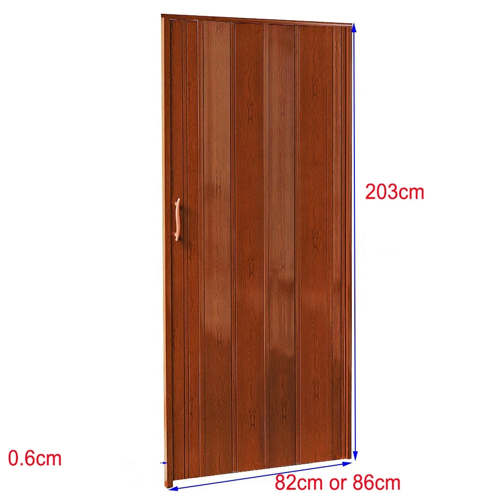 6 мм Puertas Plegable ПВХ Складная Дверь с ручкой