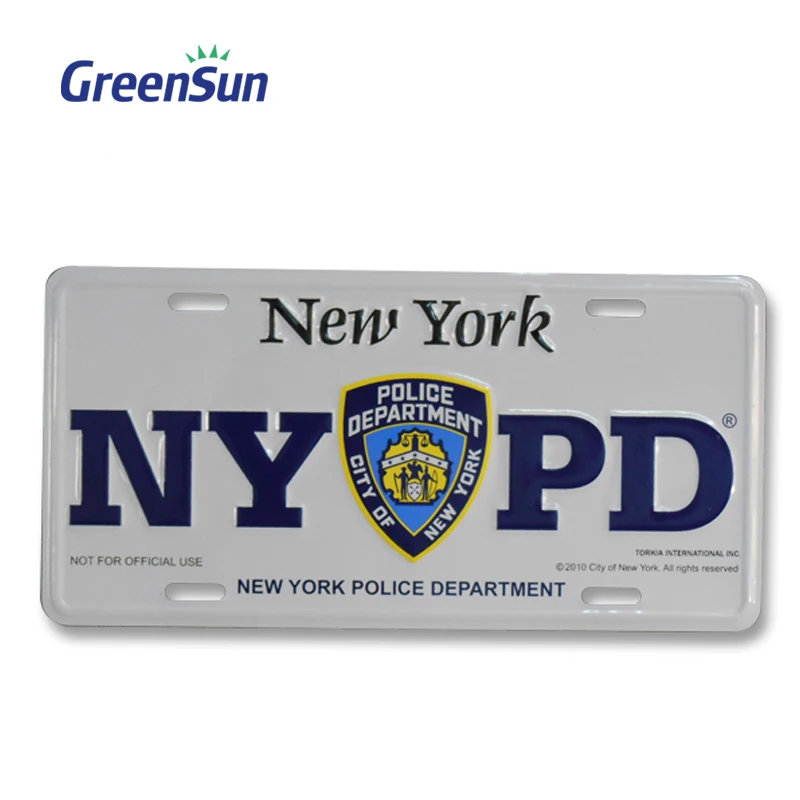 Newest Fashionable Custom Blank Car License Plates