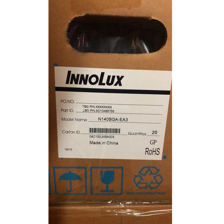 14 inch Slim TFT-LCD Panel 30 Pins eDP Laptop Display Screen N140BGA-EA3