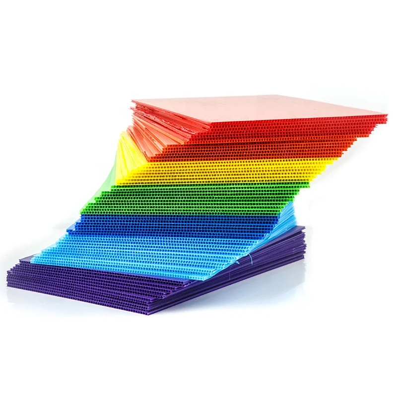 Co roplast , Polionda , Cor flute , Corex , Correx , Proplex sheet