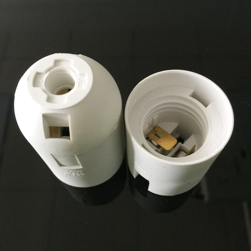 VDE e27 plastic lamp base for chandelier light socket bulb holder fittings