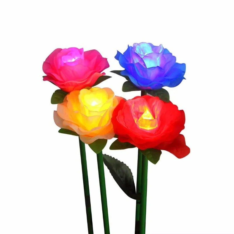 Good Quality Outdoor Waterproof  Artificial Decoration Flower Led Light for Garden Decoration
