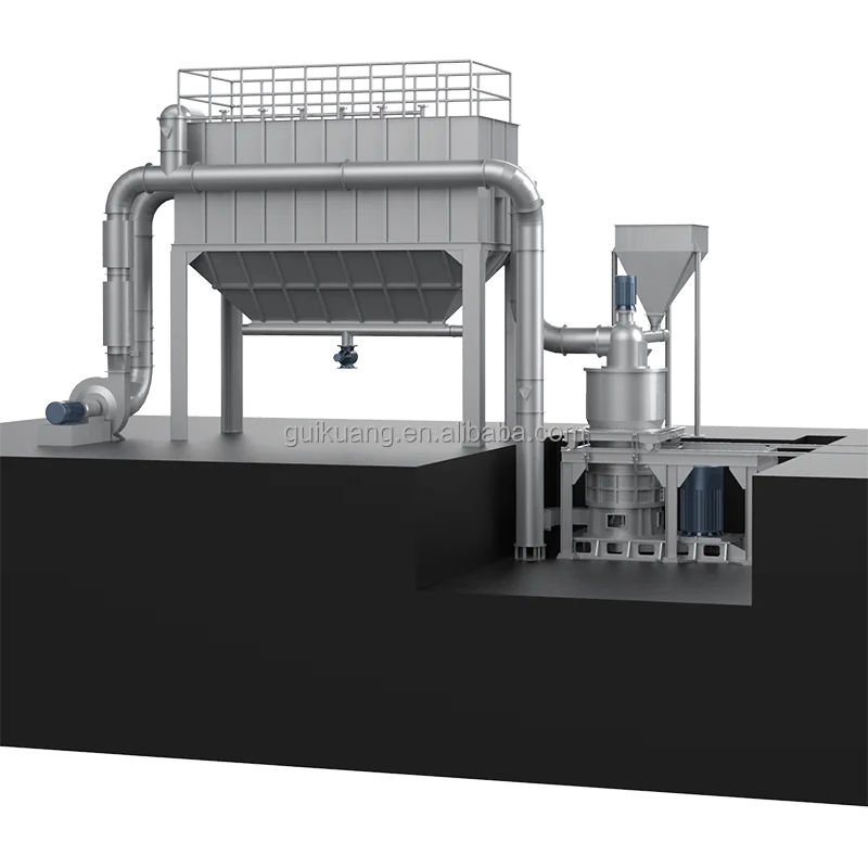 Super Fine Powder Vertical Ore Gypsum Stone Calcium Carbonate Sand Limestone Shale Grinding Mill Machine ring roller mill