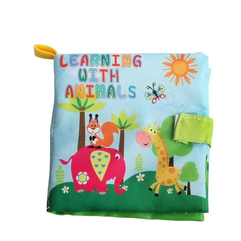 Baby three dimensional cloth book early education cloth book with ringing paper baby toy educational toy