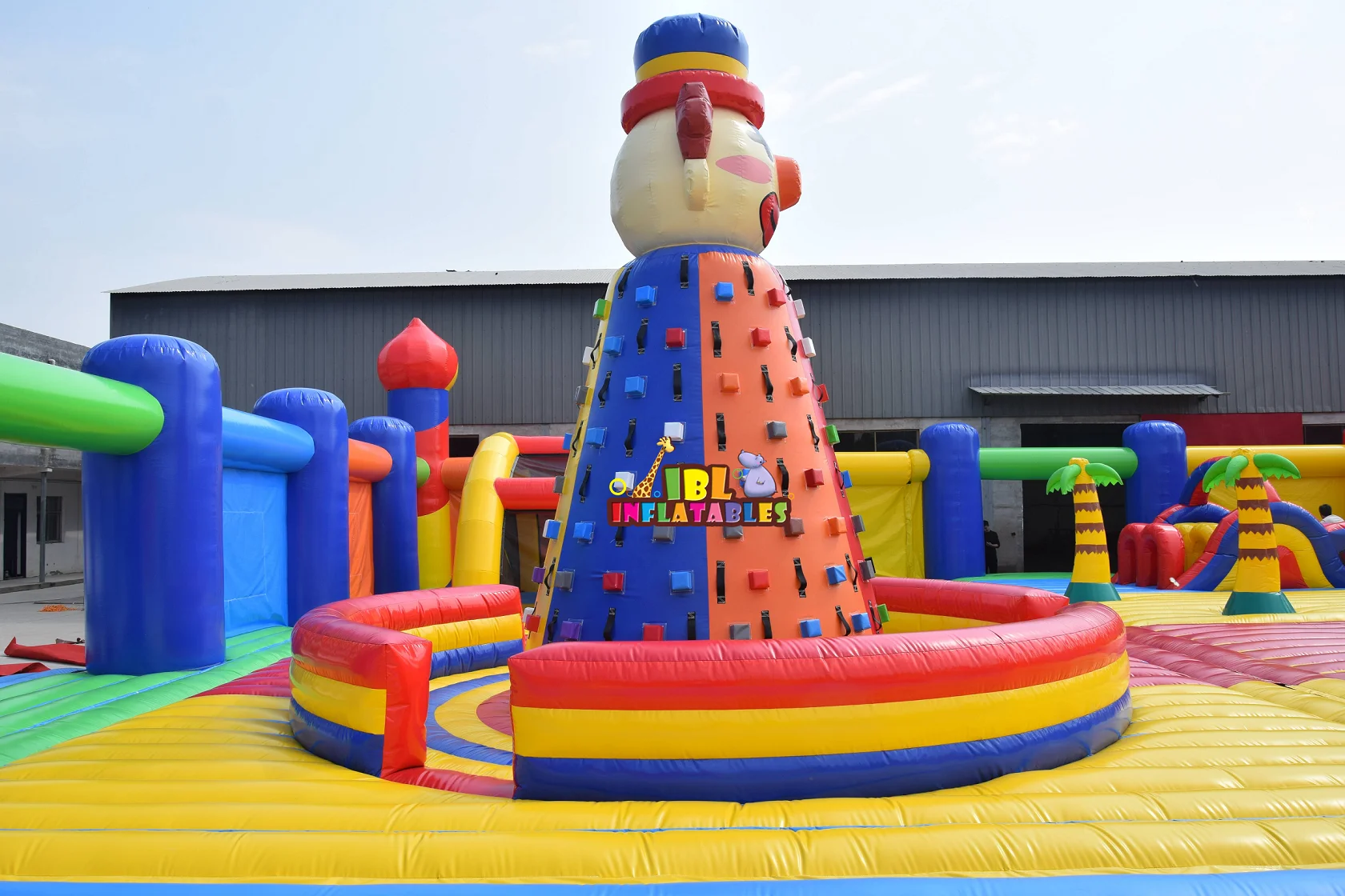 Various Dimensions Adventurous Play Zones Inflatable Playground Obstacle Course Bouncer Outdoor Inflatable Theme Park